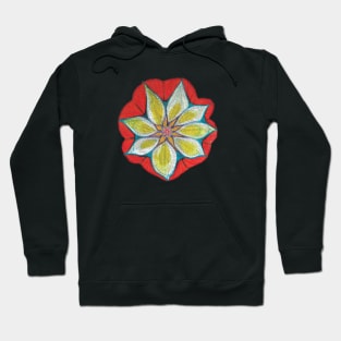 Abstract Flower Hoodie